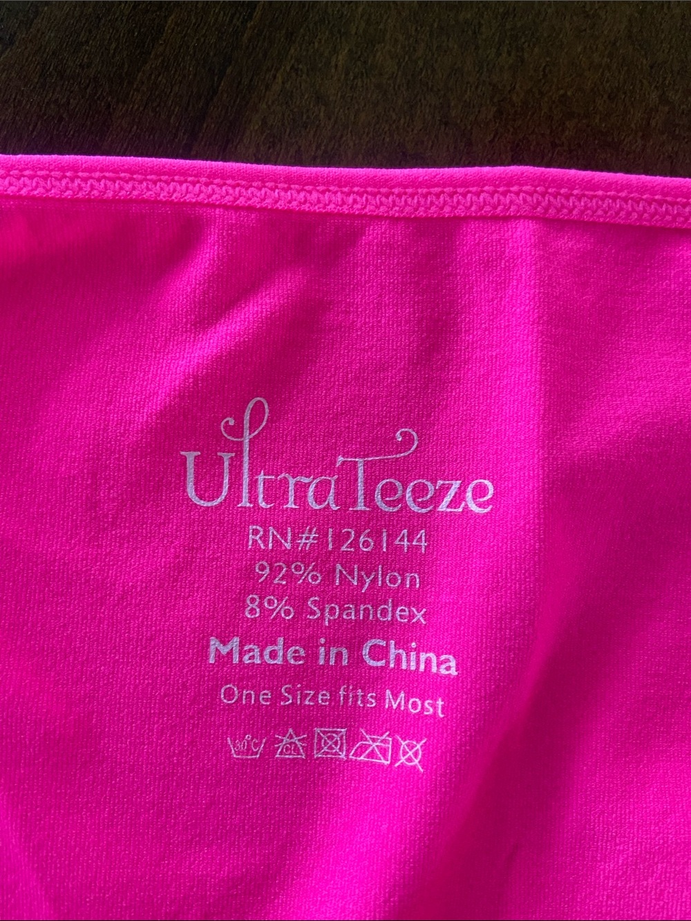 Bright Pink Women's V-Neck Cami Tank Top, Ultra Teeze brand. One-size. New! - Picture 2 of 7